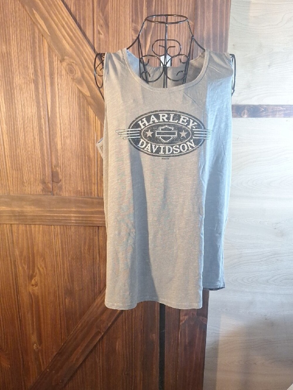NWT Harley-Davidson Light Gray Logo Tank Top